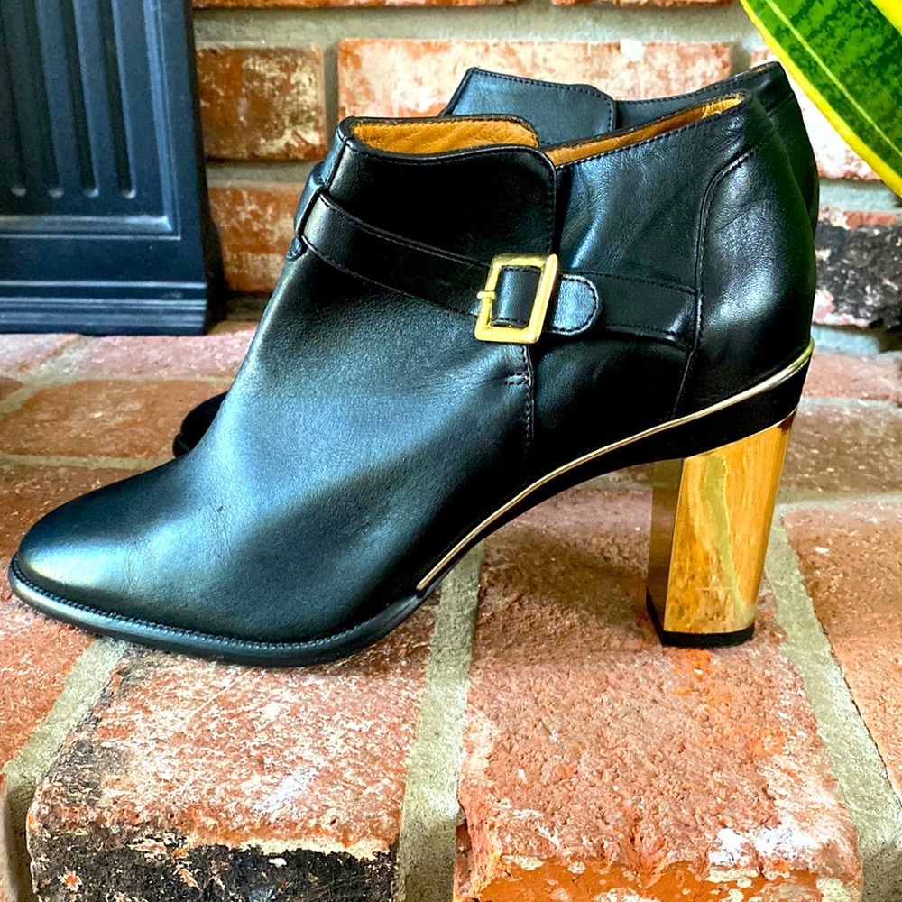 Tanya Heath Booties with Changeable Heel. Size 41